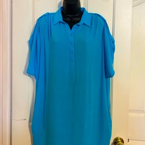 “DIANE VON FURSTENBERG” Karin Shirt  Dress - Picture 4 of 15